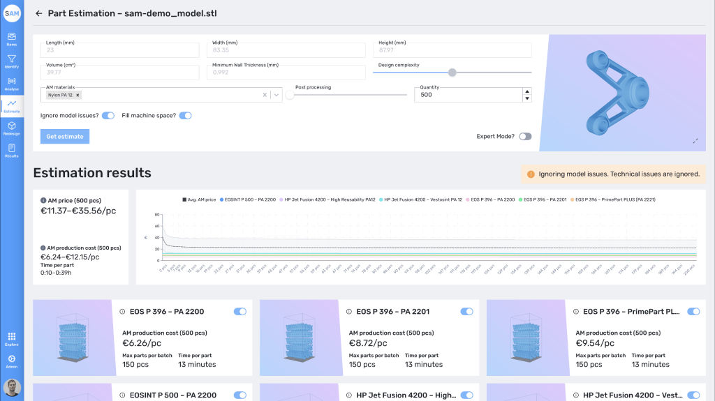 SelectAM launches free trial software for identifying 3D printable