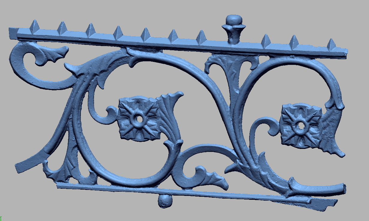 Fredericton’s National Historic Site Ornamental Cast Iron Fence Panels