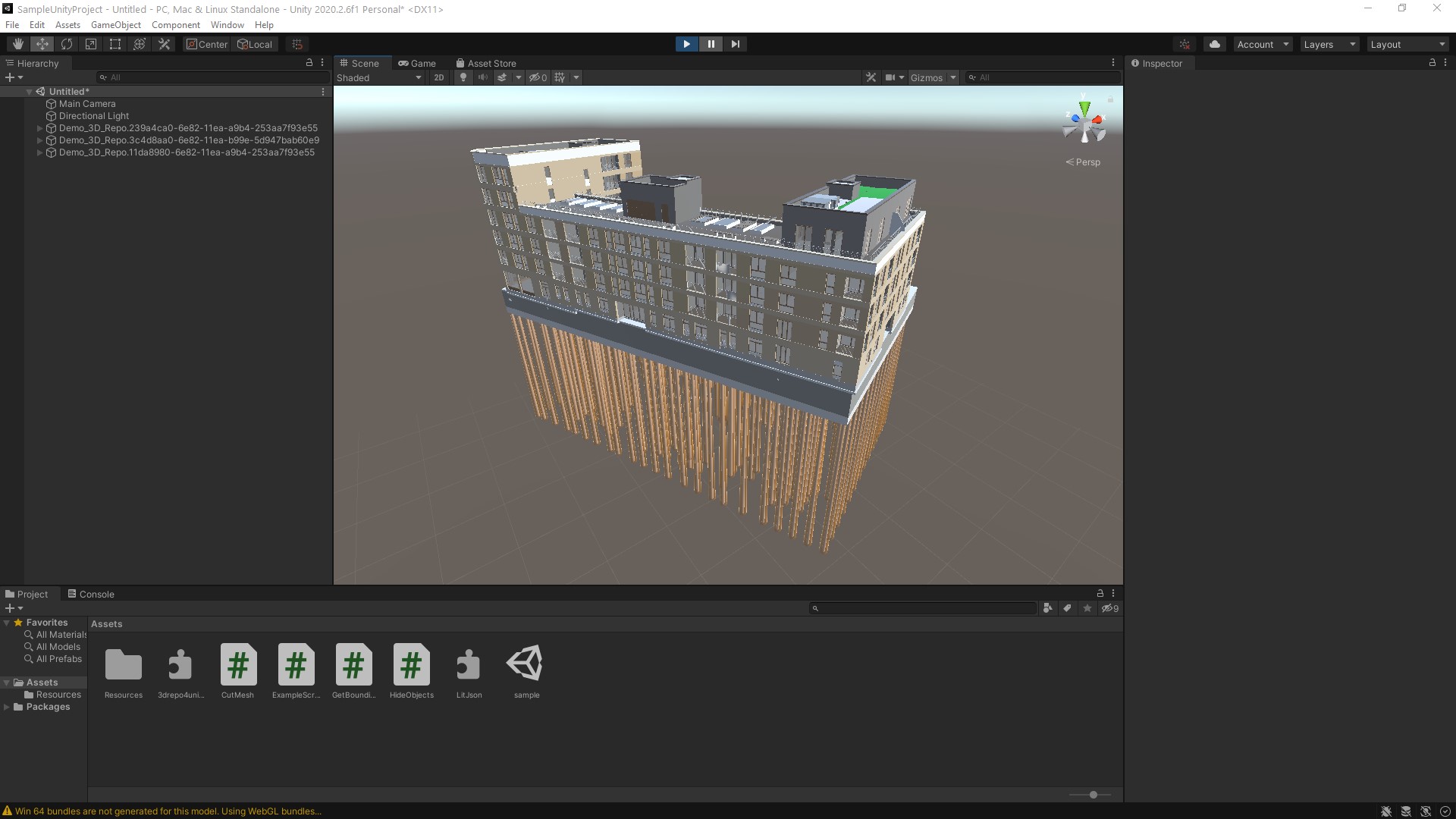 How to Import BIM models to Unity 3D Repo