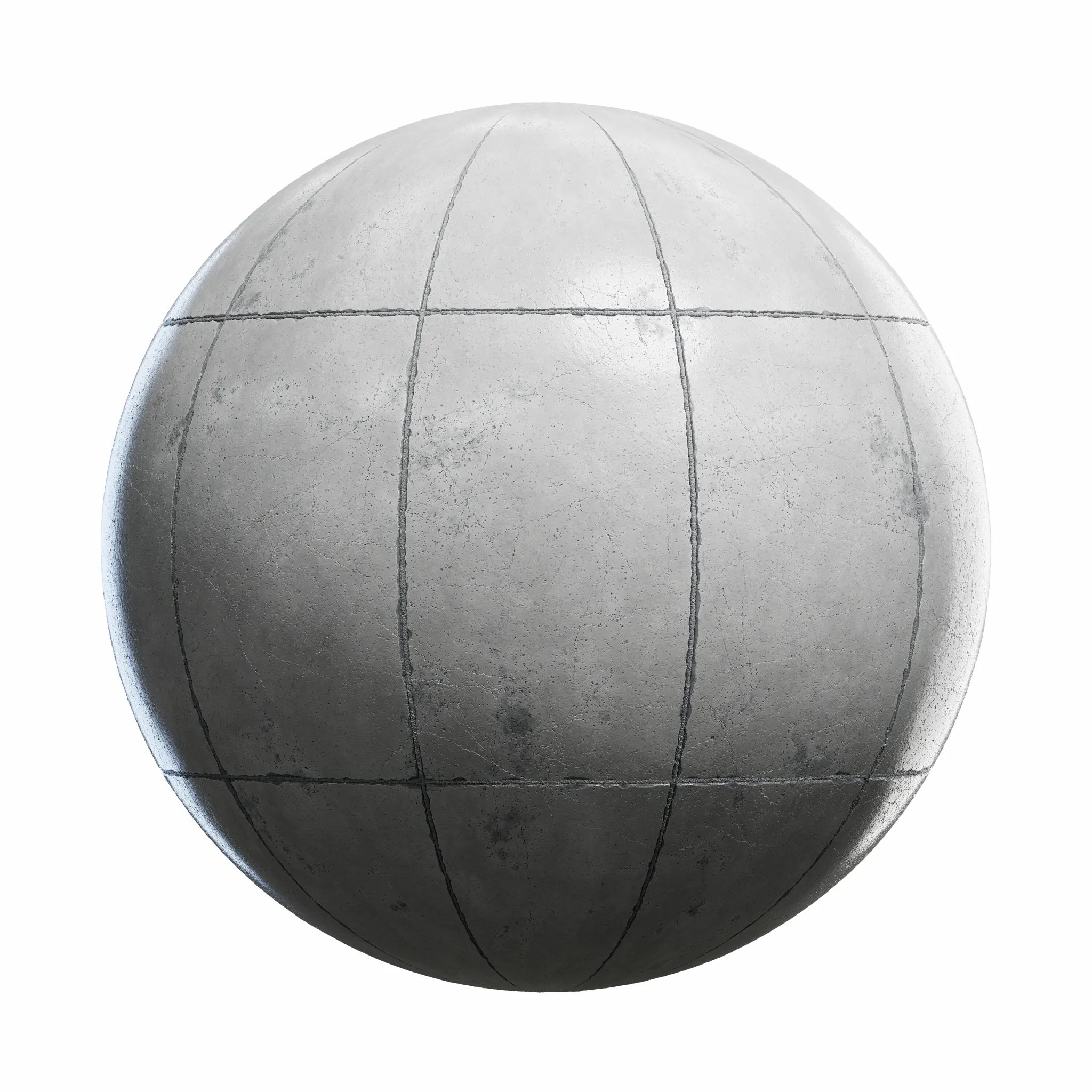 Blocks Exterior Concrete Walls PBR Textures 4K 8K White_painted