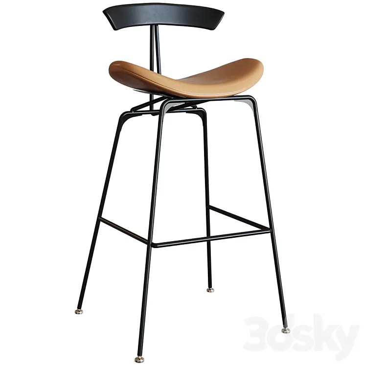 3DS MAX Bar stool Ant Bar Stool Chair 3DS Max Model