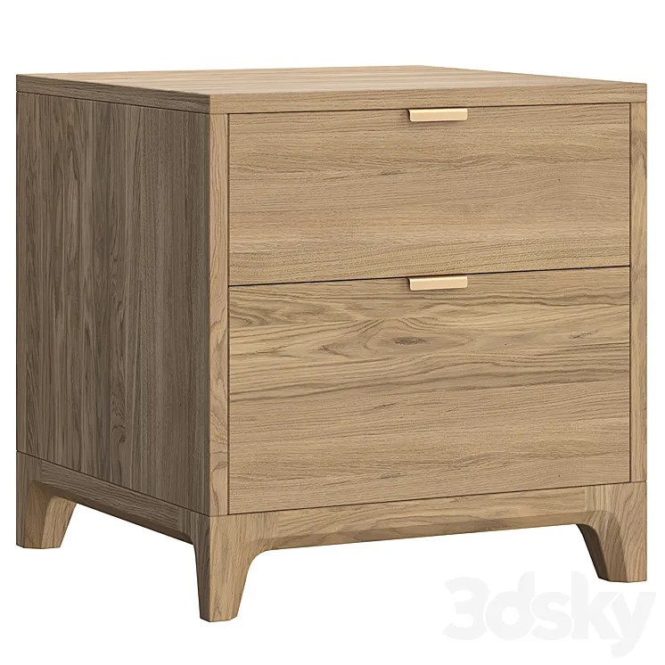 3DS MAX Case bedside table 3DS Max Model