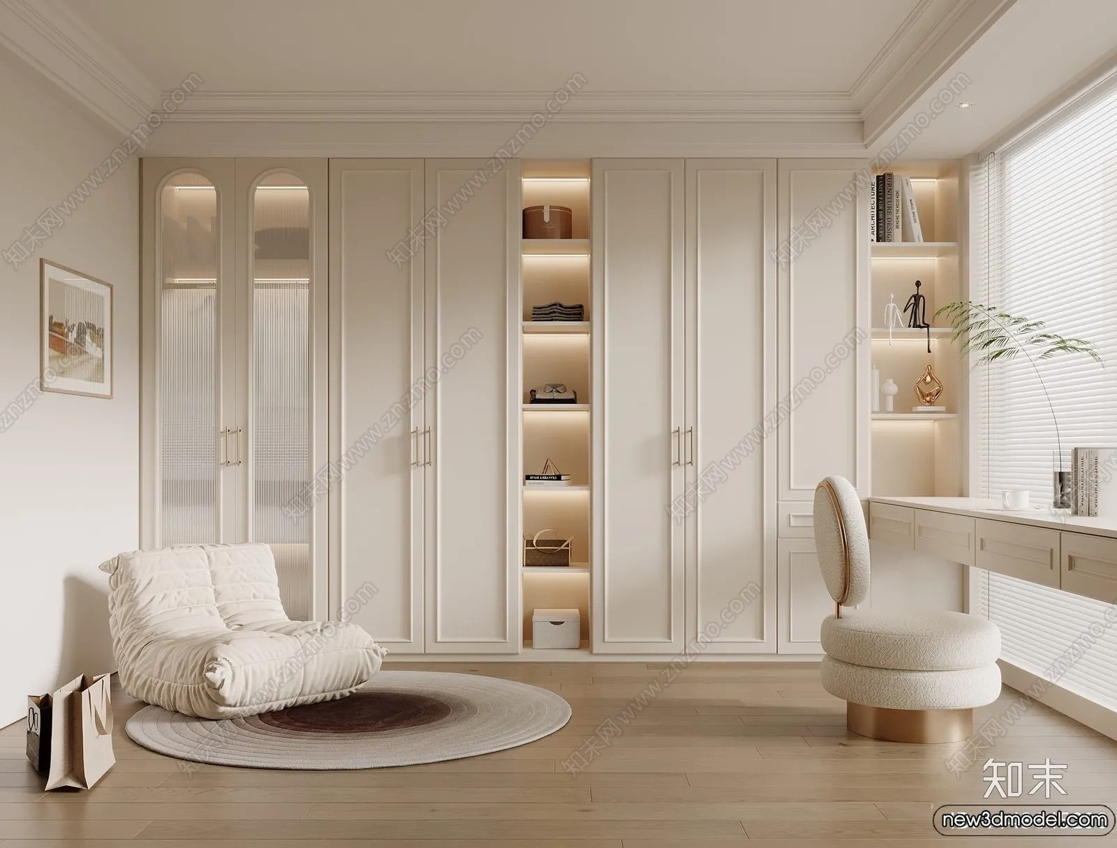 Dressing Room 3D Models 3D Interior Scenes 106 3ds Max Files