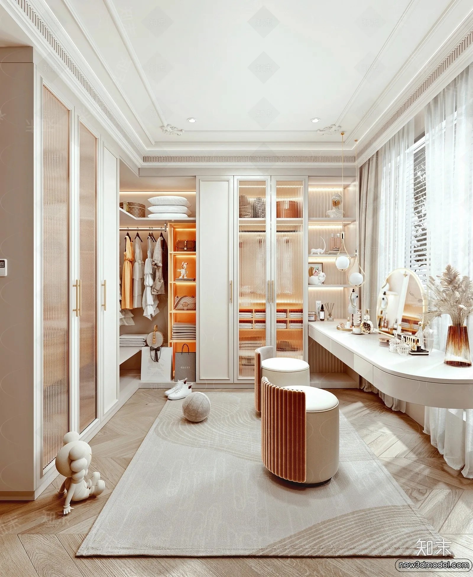 Dressing Room 3D Models 3D Interior Scenes 135 3ds Max Files