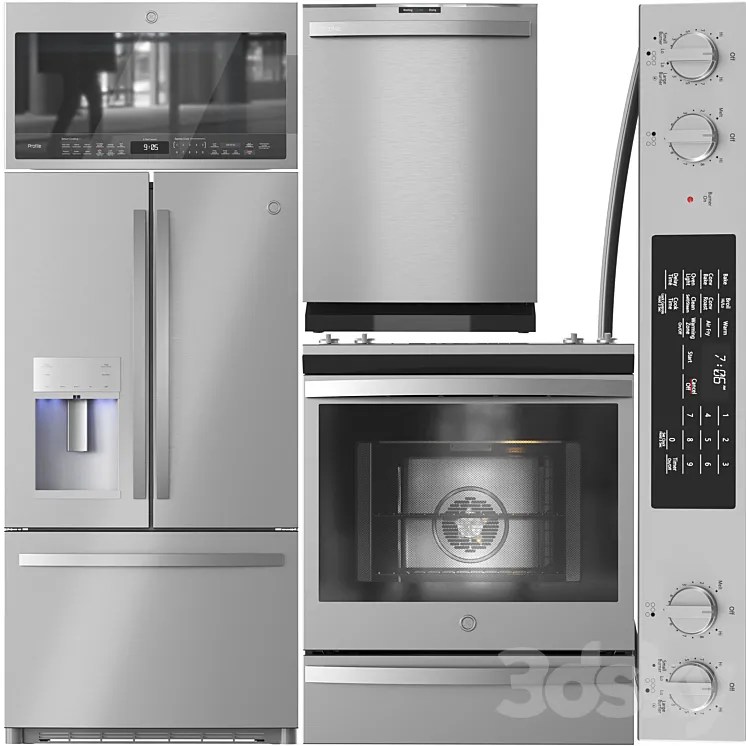 GE Appliance Collection 01 3DS Max Model 3ds Max Files