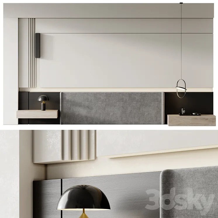 Headboard 3 3DS Max Model 3ds Max Files
