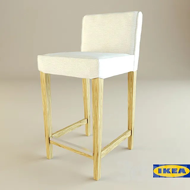 HENRIKSDAL Bar Stool 3DSMax File 3ds Max Files