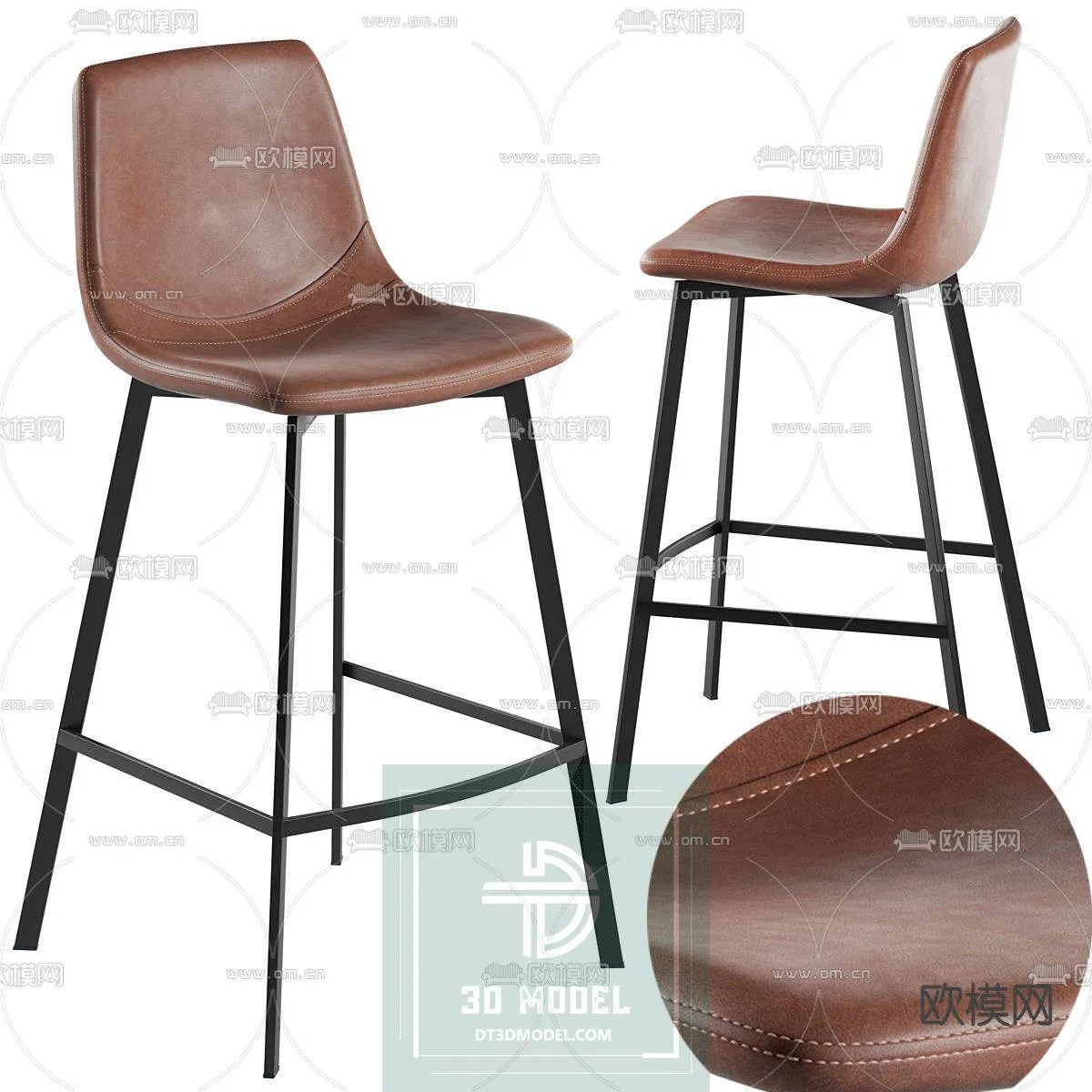 3DS MAX STOOL BAR CHAIR 3DS MAX 043