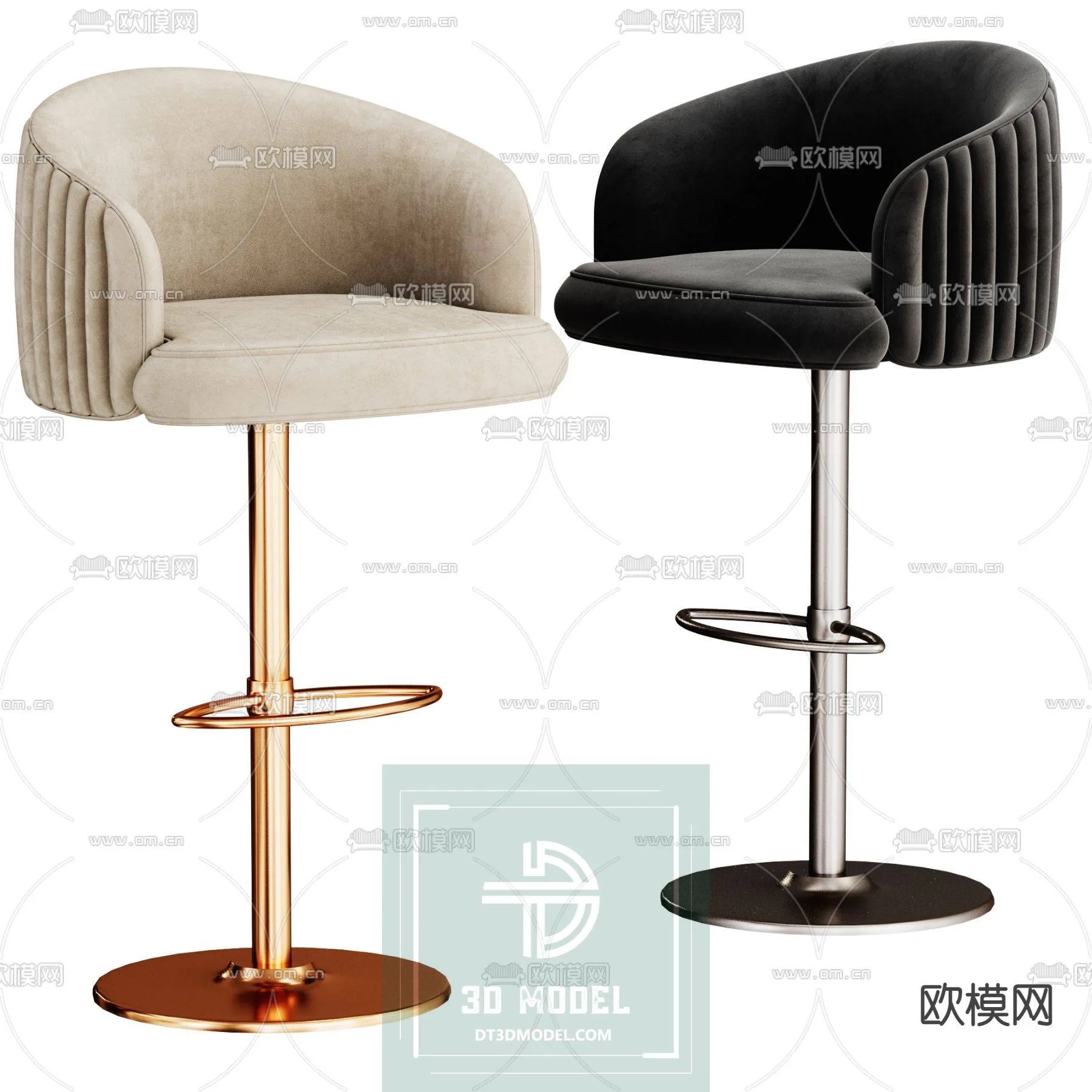 3DS MAX STOOL BAR CHAIR 3DS MAX 043