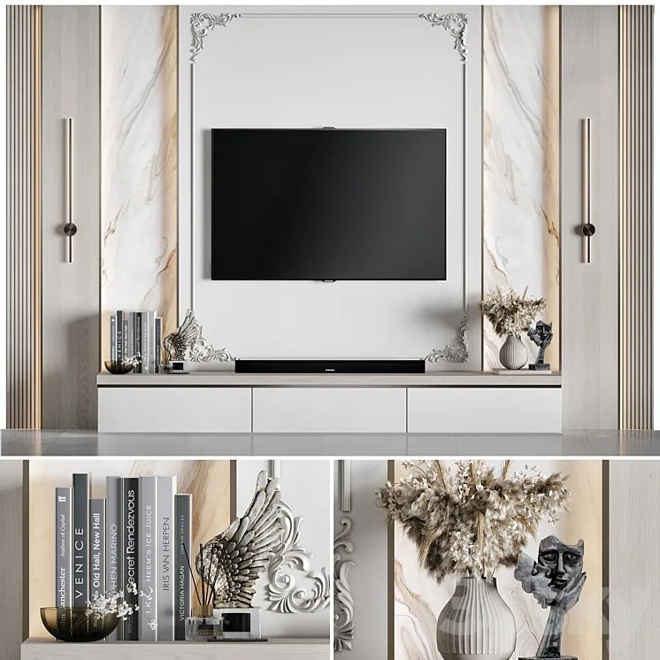 TV Wall 33 3DS Max 3ds Max Files