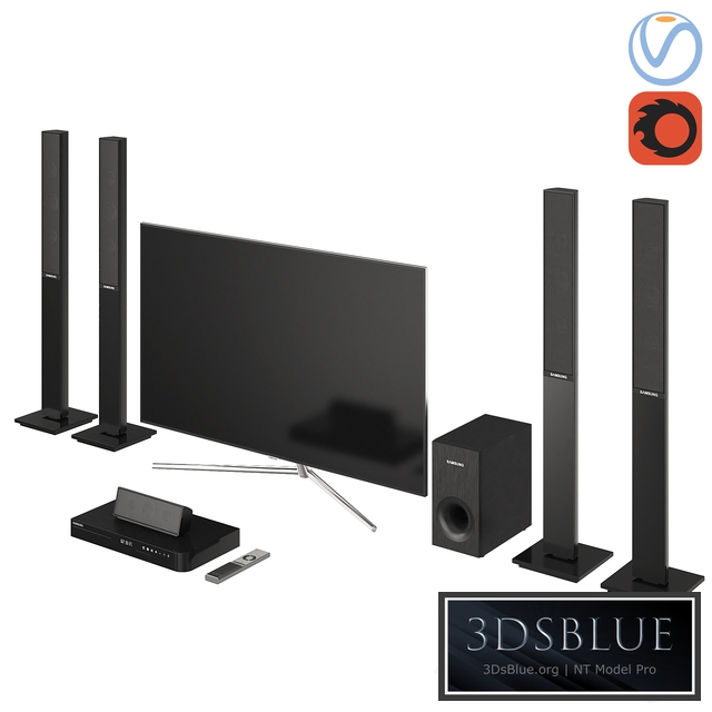 Samsung TV QLED Home Cinema Bluray 1