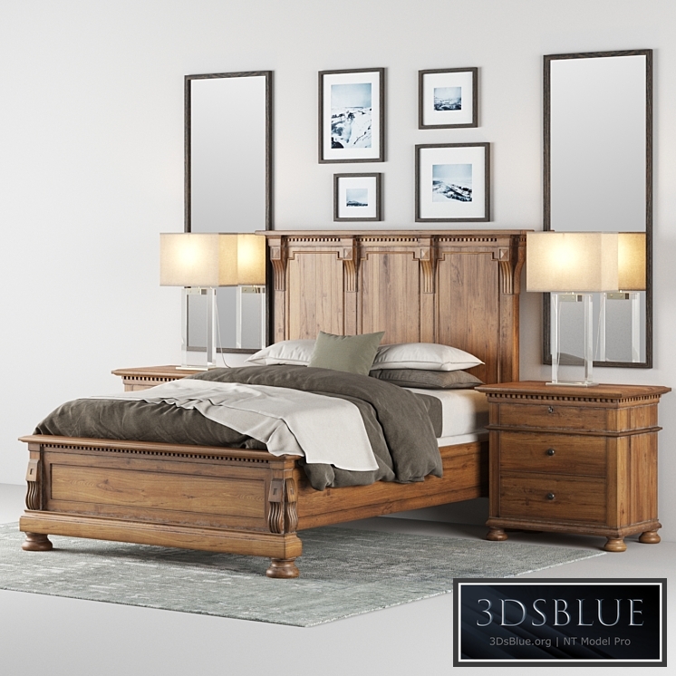 Restoration Hardware ST.JAMES PANEL BED