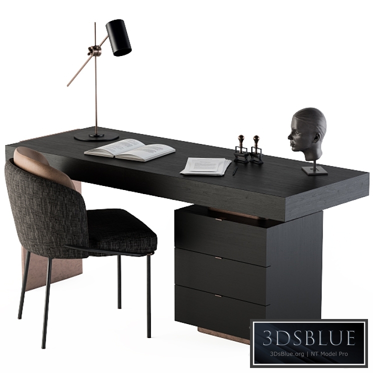 Minotti carson writing table