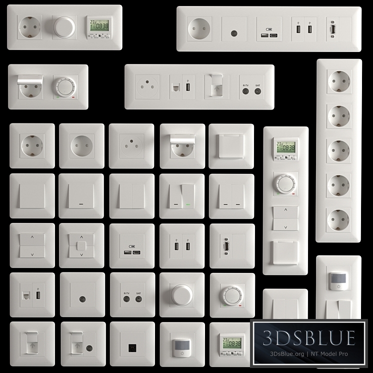 UNICA NEW Schneider Electric socket set