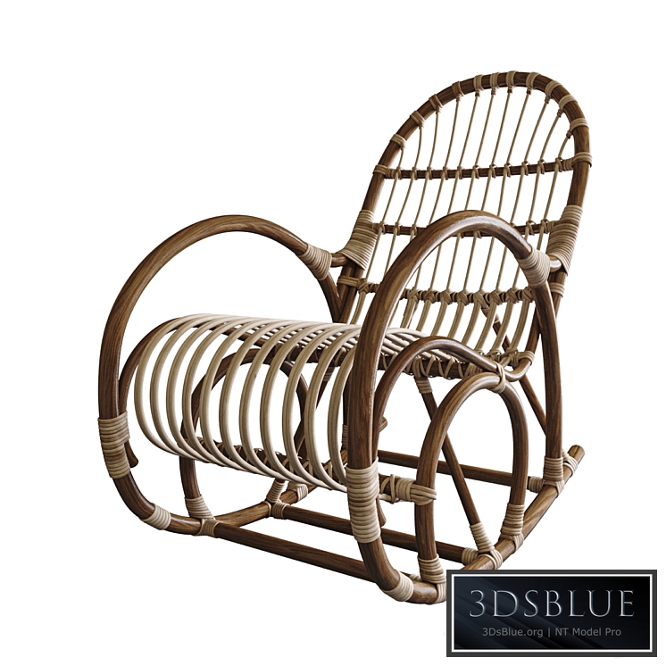 Rattan rocking chair