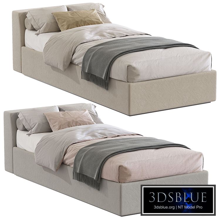 Contemporary style bed