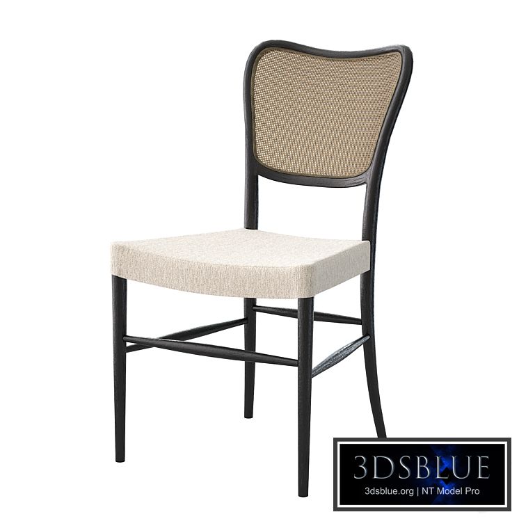 Noa Dining Chair in Black Drifted