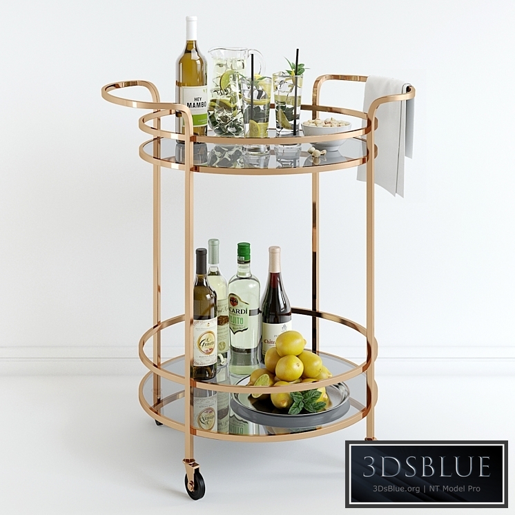 bar cart pottery barn