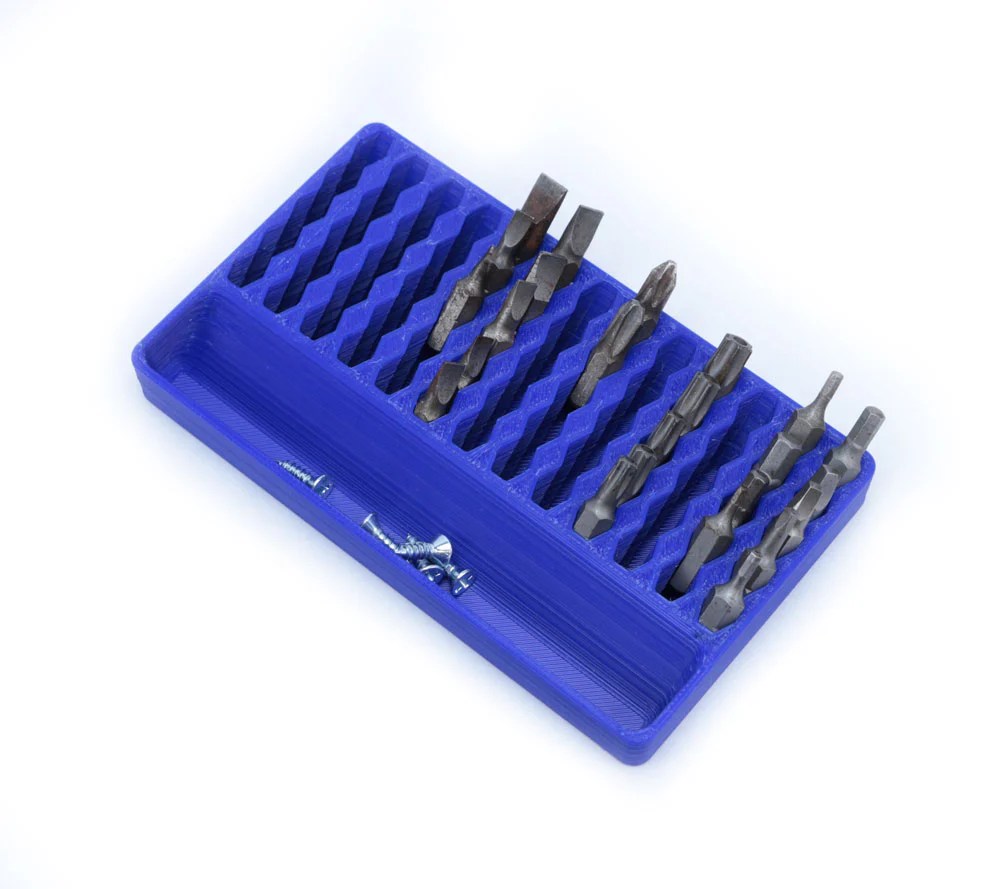 Hex Shank Drill Driver Bit Holder Tray 3D Shape Engineering