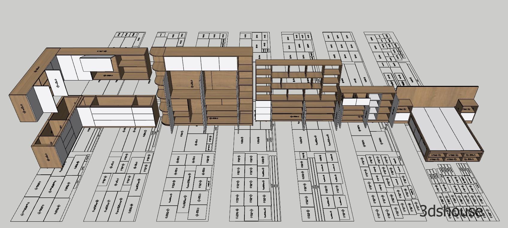 Pro CNC Furniture Production Sketchup Anual Plan 3dshouse