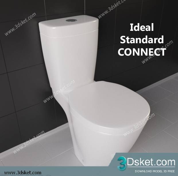 Free Download Toilet Bidet 3D Model 015 Download 3D Model Free