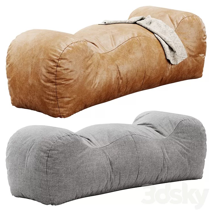 [3DSKY] Bean Bag Chair Sofa 3D Model NEW UPDATE 2023