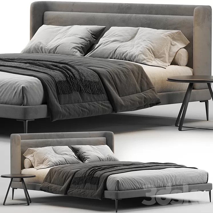 Boconcept austin bed 3D Model 3DSKY Decor Helper