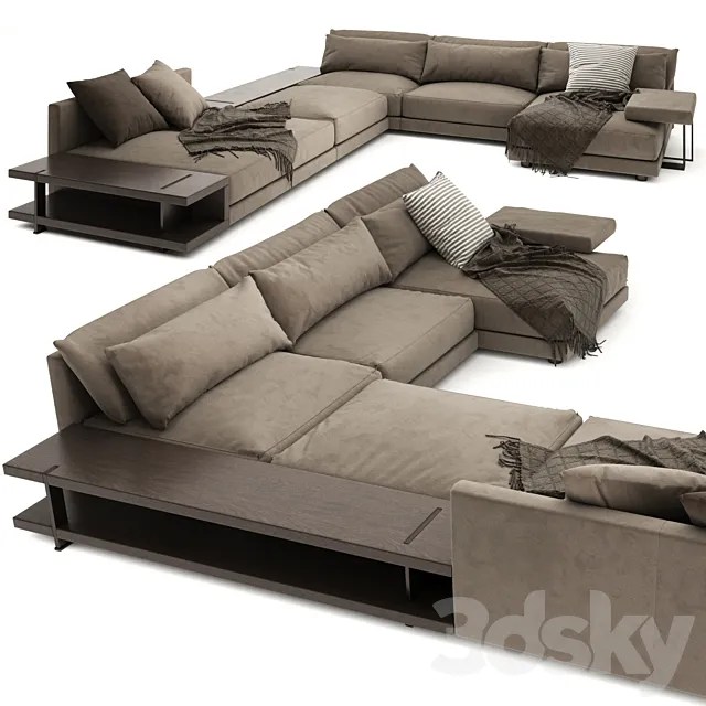 [3DSKY] POLIFORM BRISTOL SOFA 3DModel NEW UPDATE 2024