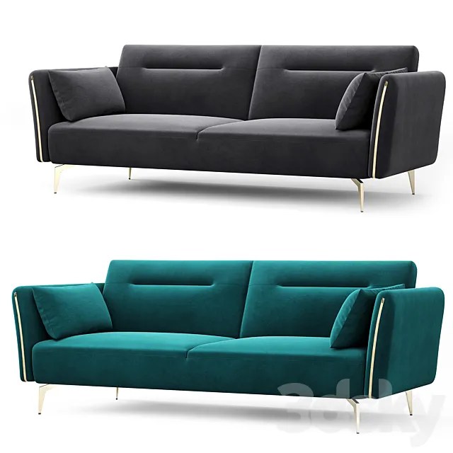 Liverpool sofa bed. imodern.tu 3DModel 3DSKY Decor Helper