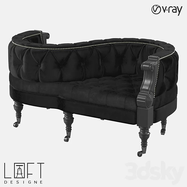 [3DSKY] Sofa LoftDesigne 30903 Model 3D Model NEW UPDATE 2023