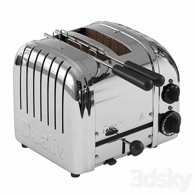 [3DSKY] Toaster Dualit 3D Model NEW UPDATE 2024
