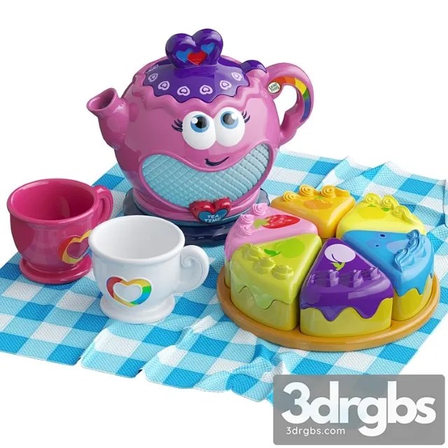Toy Leapfrog Tea Set 3D Model Download 3DSKY Decor Helper