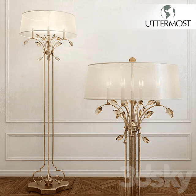 Uttermost _ Alenya Floor Lamp 3DModel 3DSKY Decor Helper