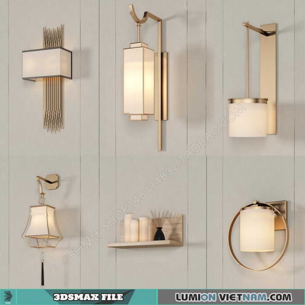 WALL LAMP [3DSMAX MODEL FREE DOWNLOAD] 3D Models