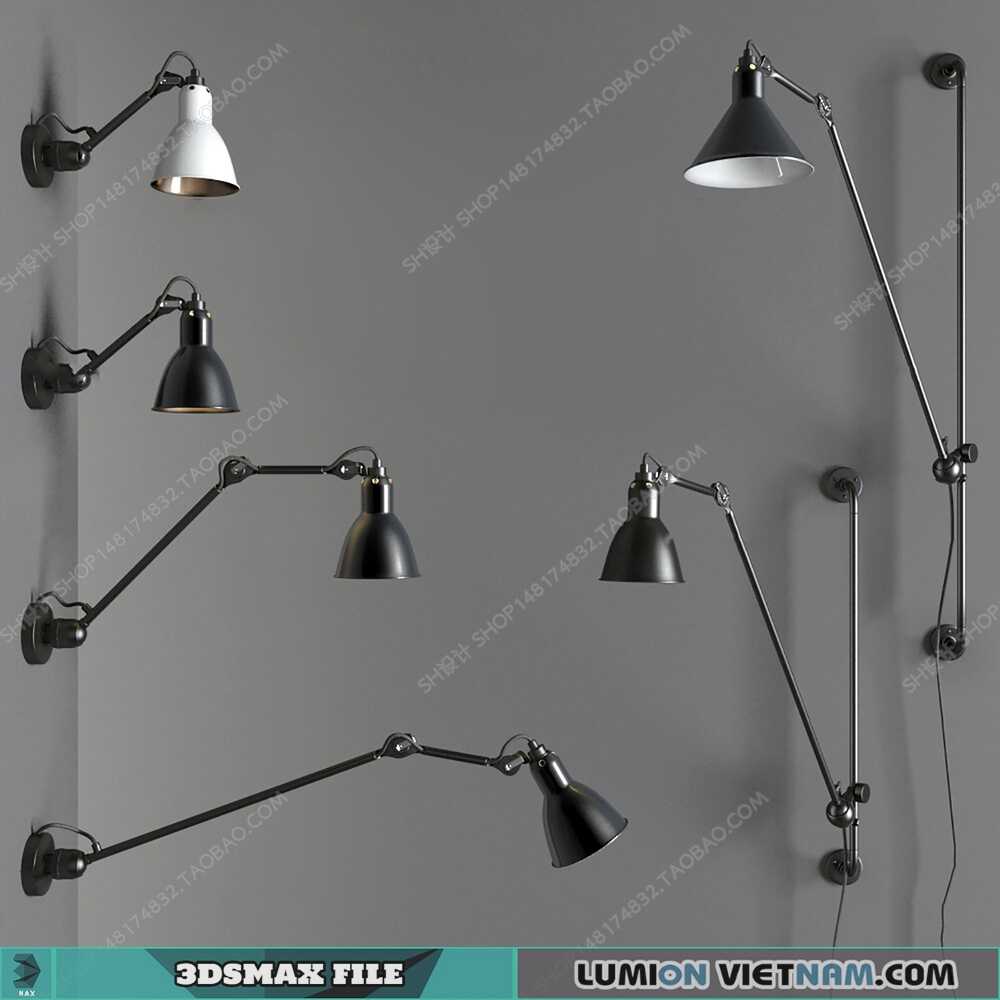 WALL LAMP [3DSMAX MODEL FREE DOWNLOAD] 3D Models