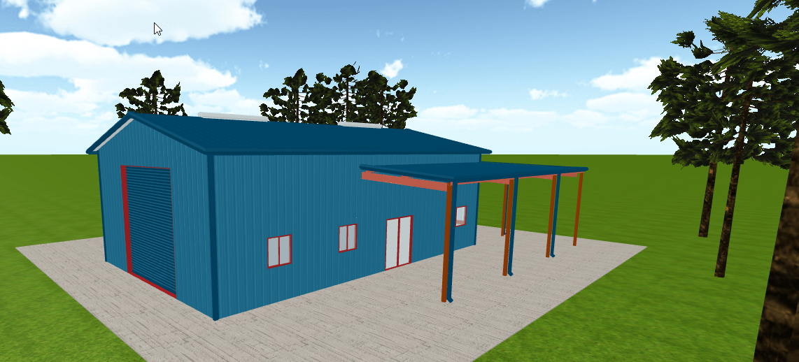 3D Steel Building Designer and Quote Tool 3D Steel Building