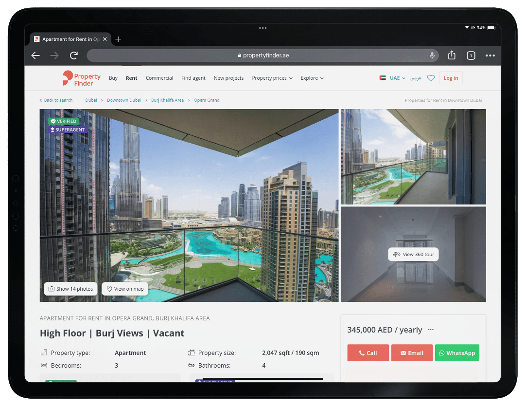 3D Virtual Tours in Dubai, UAE Matterport, 360