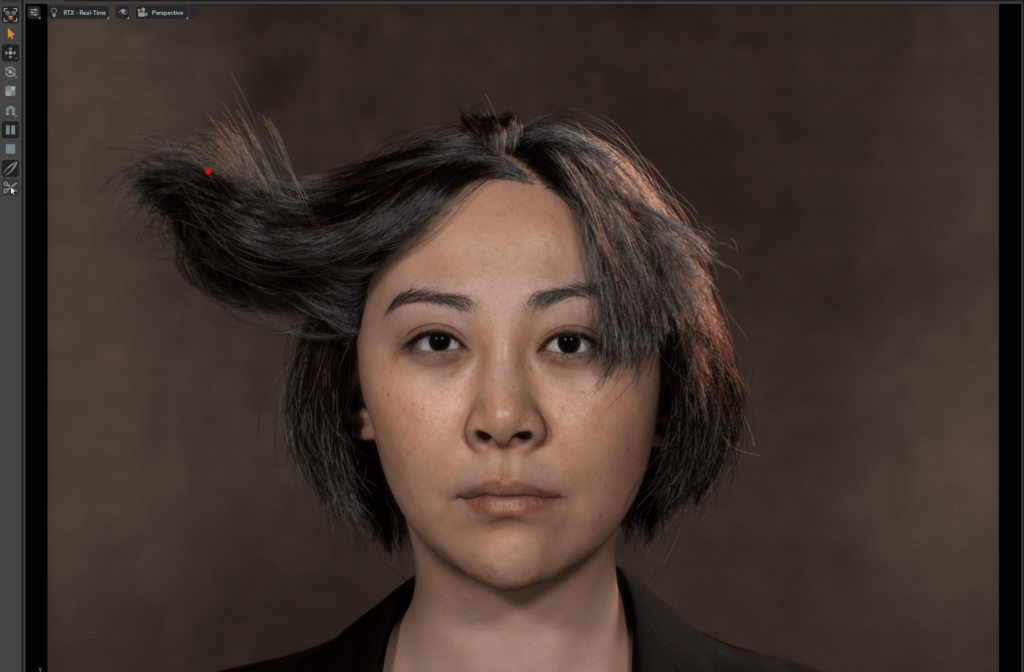 NVIDIA unveils an interactive hair simulation technique powered by AI