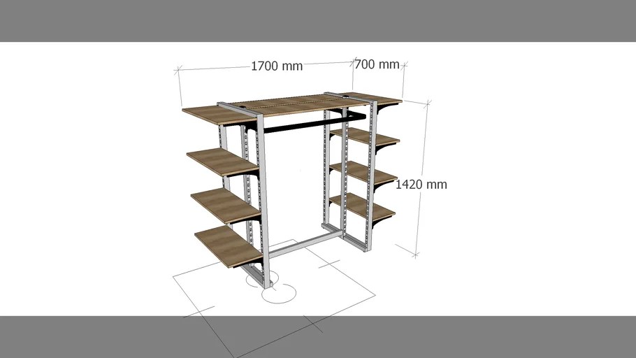 Metal Display Stand 3D Warehouse