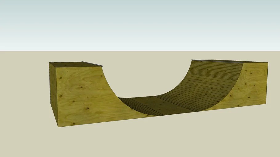 Half Pipe 3D Warehouse