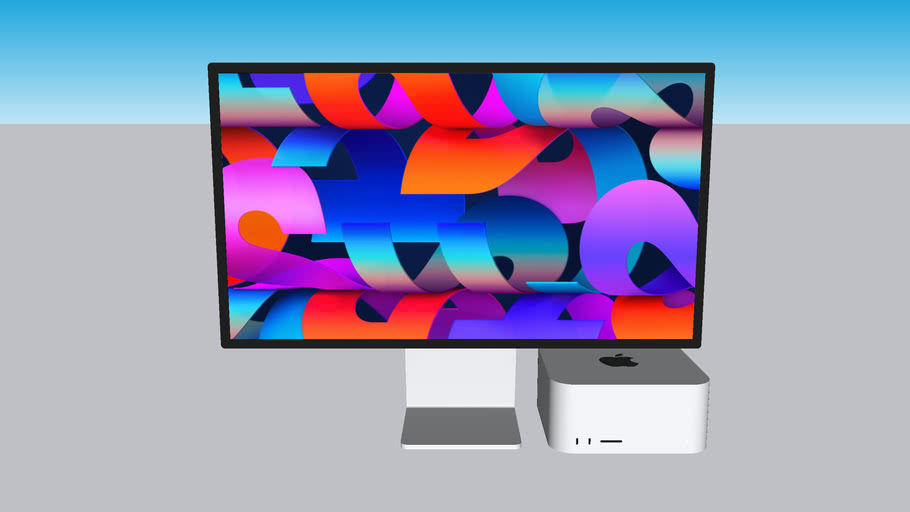 Apple Mac Studio & Studio Display 3D Warehouse
