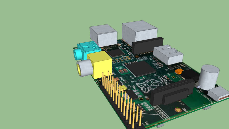 Raspberry Pi 3D Warehouse