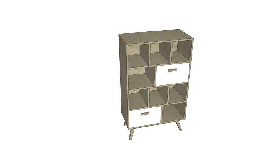 regal RACK 80x40x134,5 3D Warehouse