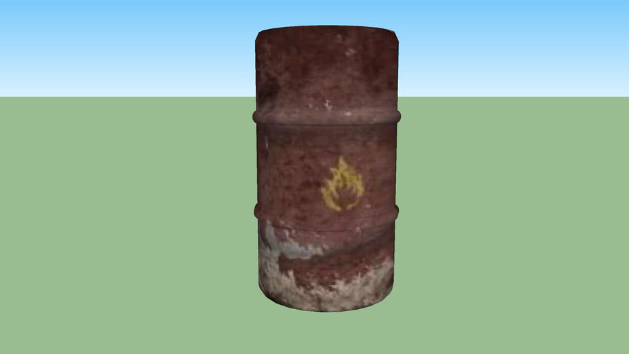 Exploding Barrel CoD5 3D Warehouse