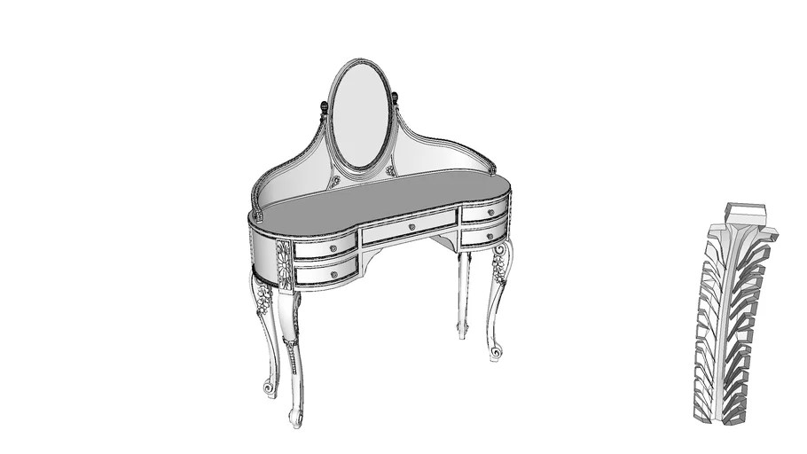 Dressing Table 3D Warehouse