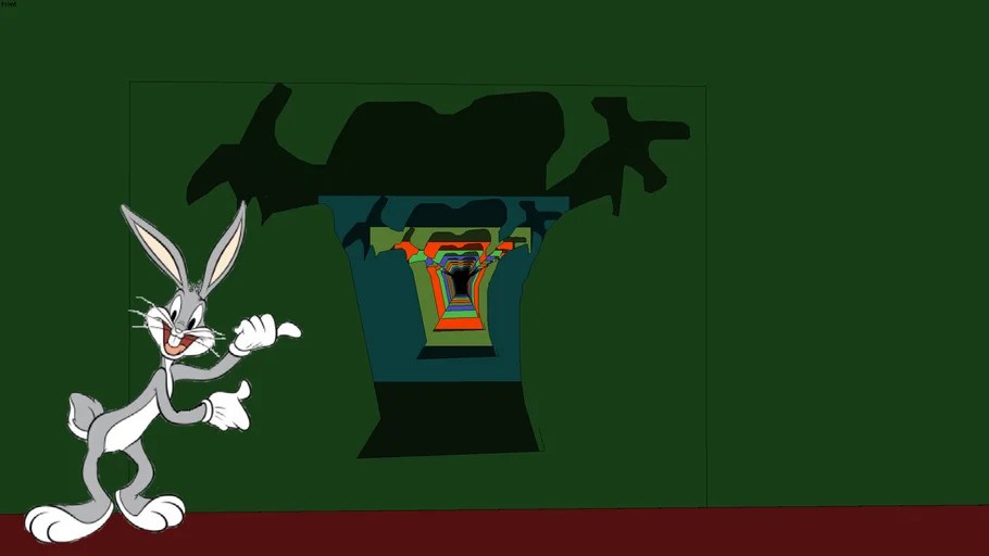 Bugs Bunny defeats the monster 3D Warehouse