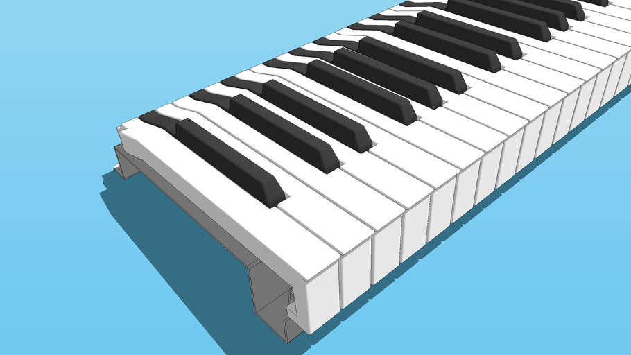 Fatar TP/40 Keybed 88 Note, 88 Key Digital Piano Keyboard 3D Warehouse