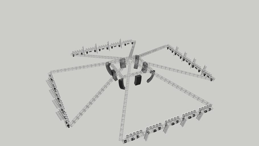 Custom Overhead Lighting Rig 3D Warehouse