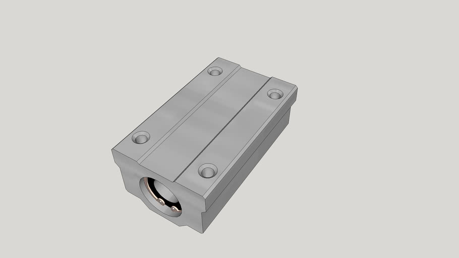 SCS12LUU Linear Motion Ball Bearing 3D Warehouse