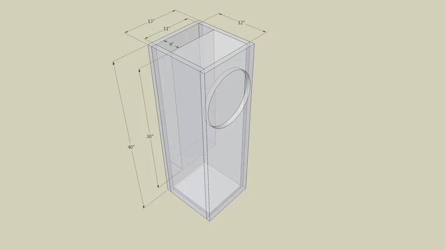 Single 12' BL Box 3D Warehouse